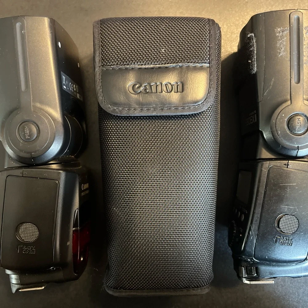 One Canon Speedlite Flash - 580 EXii